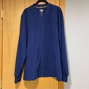 Dickie’s Men’s EDS Essentials Zip Front Scrub Jacket - Size Medium